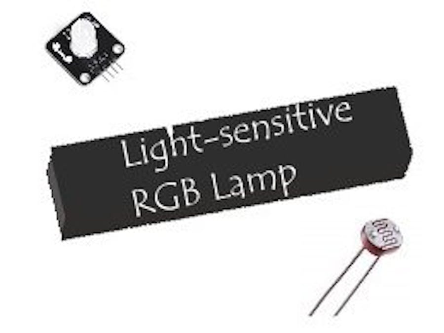 Light-Activated RBG lamp