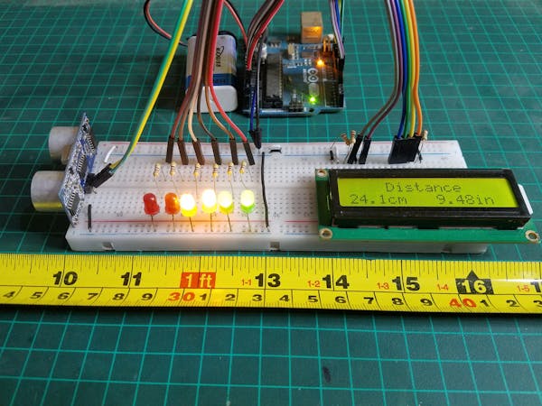 Distance Measurement Device Arduino Project Hub