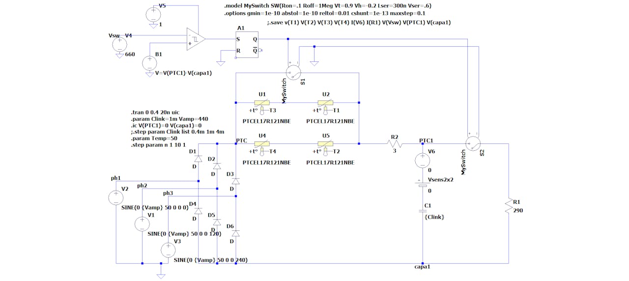 Spice Simulation Of Overcurrent Protection With Vishay Ptc Hackster Io