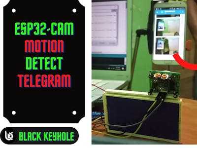 ESP32 Cam Motion detect | Send captured image to Telegram