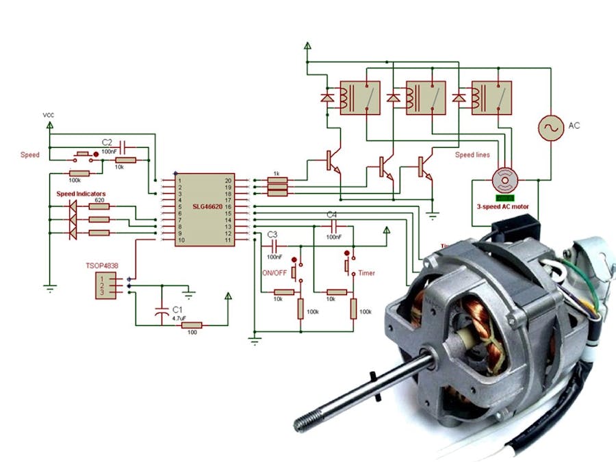 IR Decoder for Multi-Speed AC Motor Control