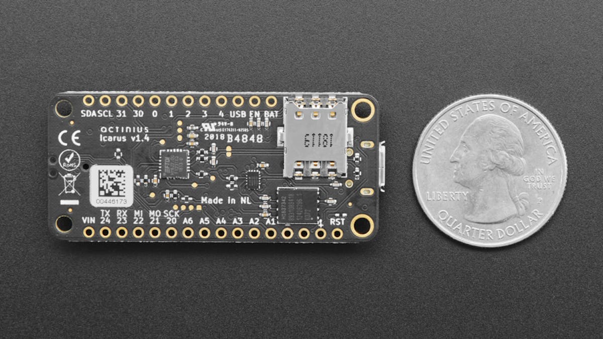 Actinius' Icarus IoT Brings Nordic Semi's nRF9160 Cellular Modem to the  Feather Form Factor 