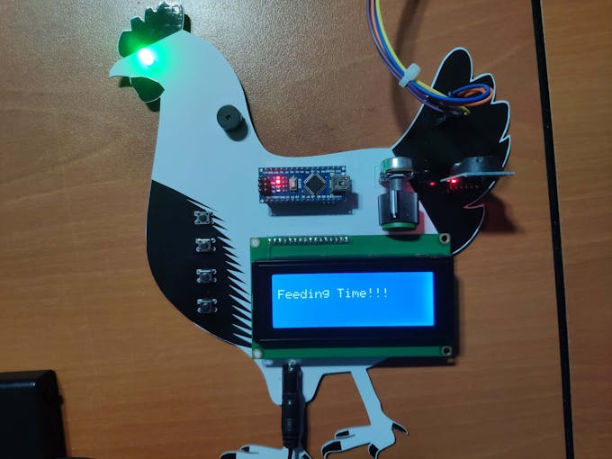 Arduino RTC Bird Feeder v2.0 for Poultry Conditioning Arduino Project Hub