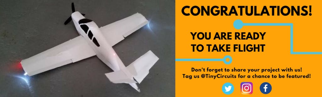 Rc plane top navigation lights