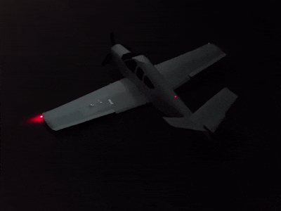 Rc airplane navigation lights sales