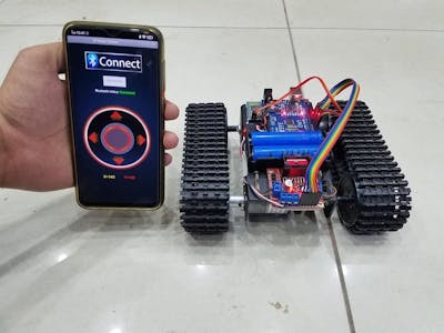 Arduino based Joystick Controlled Robot