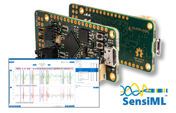 QuickFeather Dev Kit with UART Cable + SensiML
