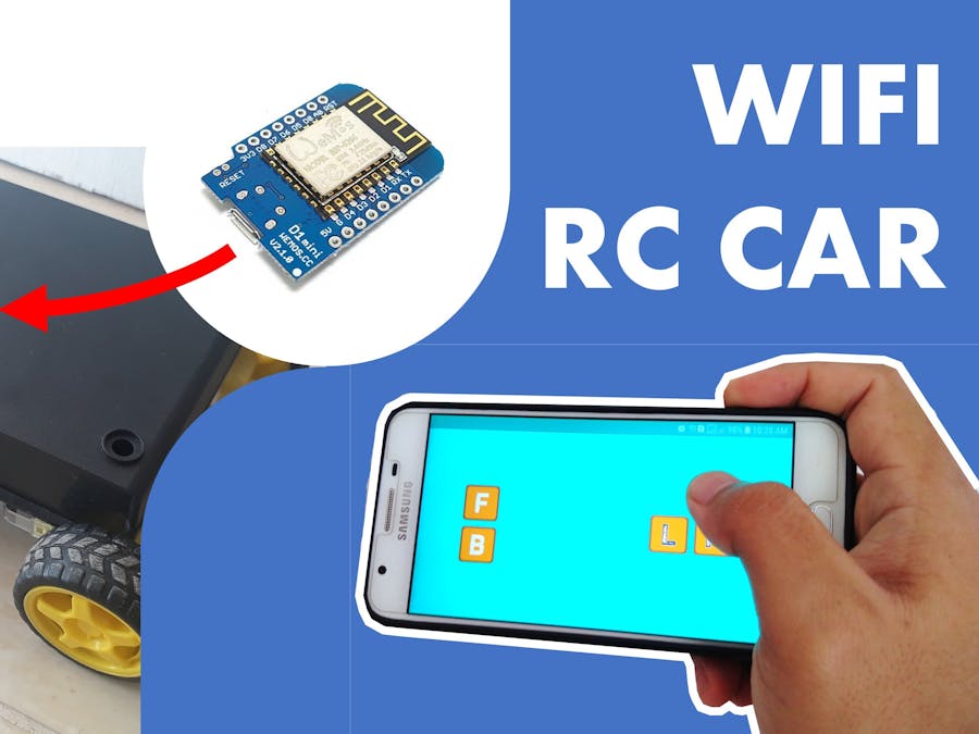 Falange Describir software Wifi RC Car with RemoteXY - Hackster.io