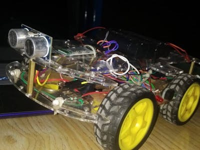 Bluetooth Controlled Obstacle Avoiding Arduino Robotic Car