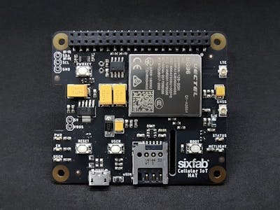 Sixfab Raspberry Pi Cellular IoT HAT Setup