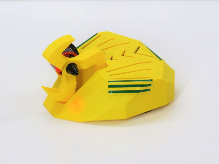 3D printable antweight battlebot: Bulldog