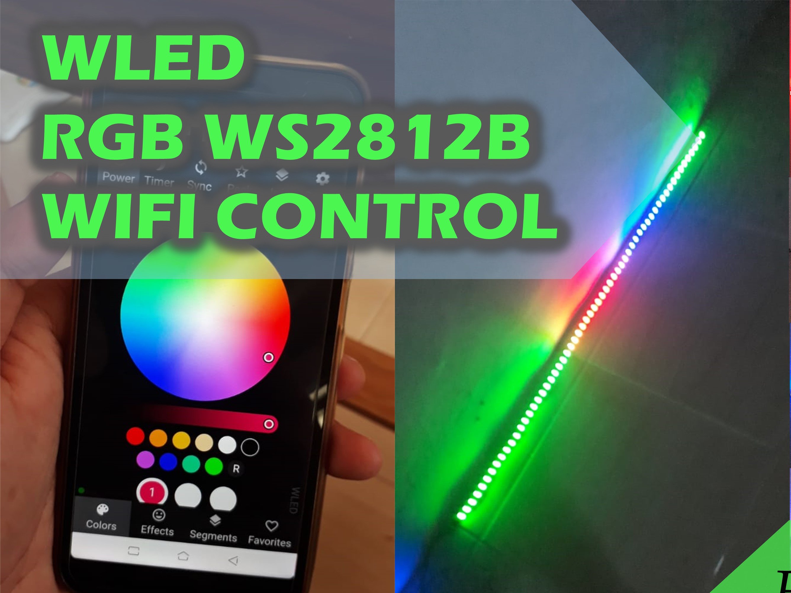 Control LED RGB WS2812B Through Wifi And WLED - Hackster.io