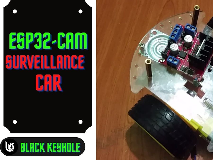 Surveillance ESP32 CAM Car | SPY Car