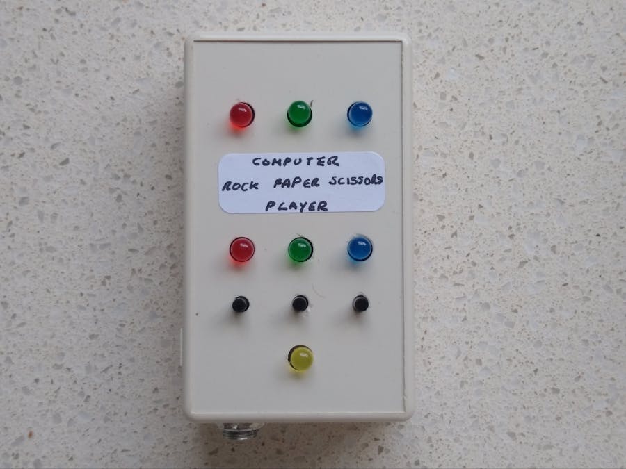 Rock, Paper, Scissors Without Microprocessor