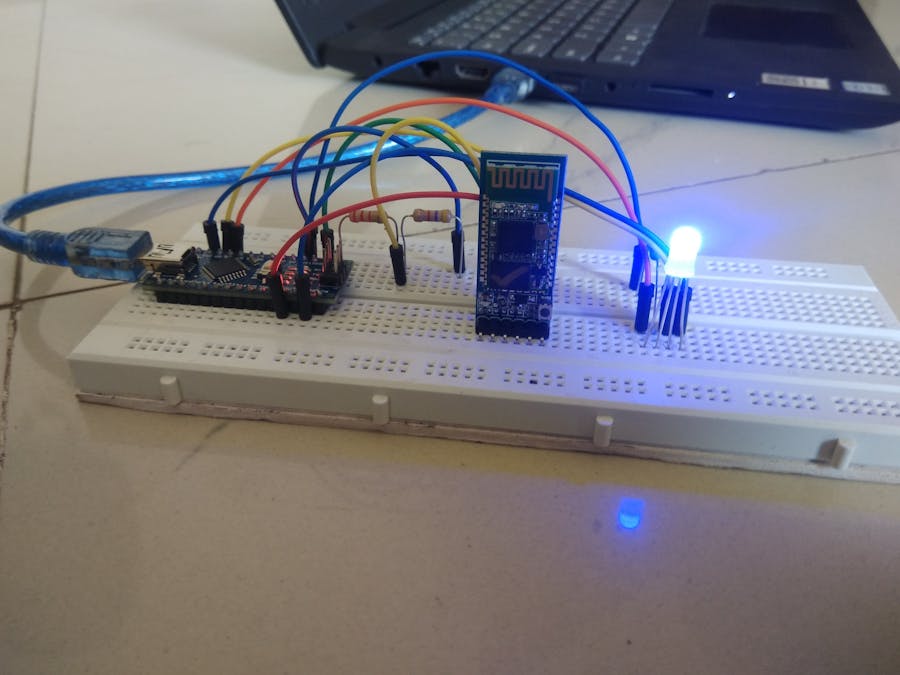 Arduino HC-05 BLUTOOTH RGB led