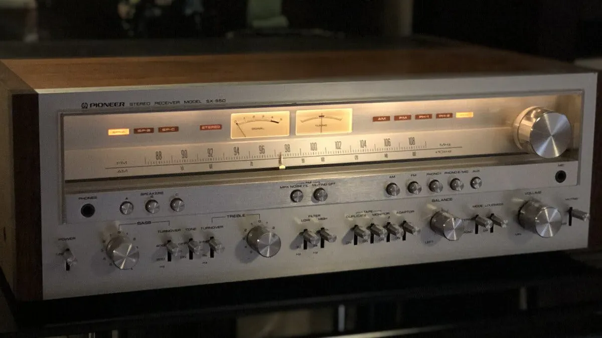 Pioneer SX-950 Stereo Gets a Motorized Volume Knob Remote Control