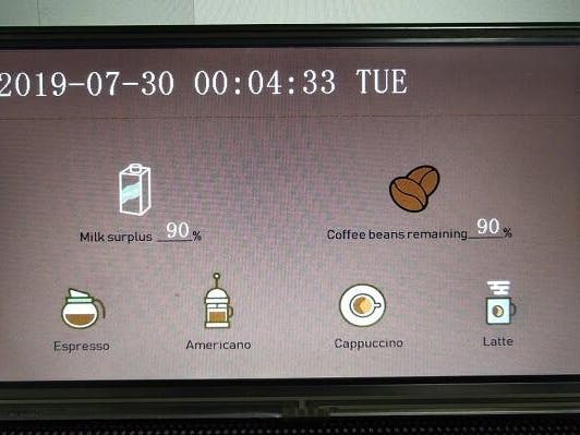 STONE Display +STM32 +Coffee Maker