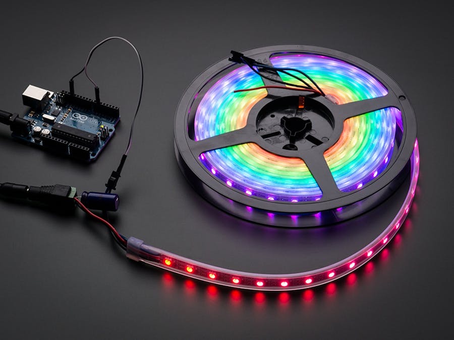 værksted bekymring Ged IR Controlled Individually Addressable RGB LED Strip - Hackster.io