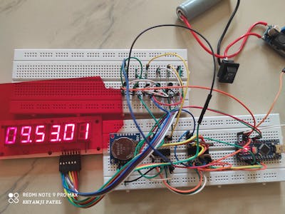 Arduino seven segment clock