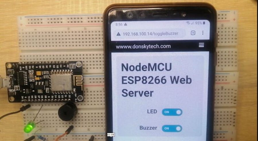 ESP8266 NodeMCU Web Server: Control components from your...