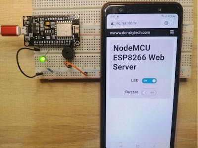 NodeMCU ESP8266 AJAX Enabled Web Server