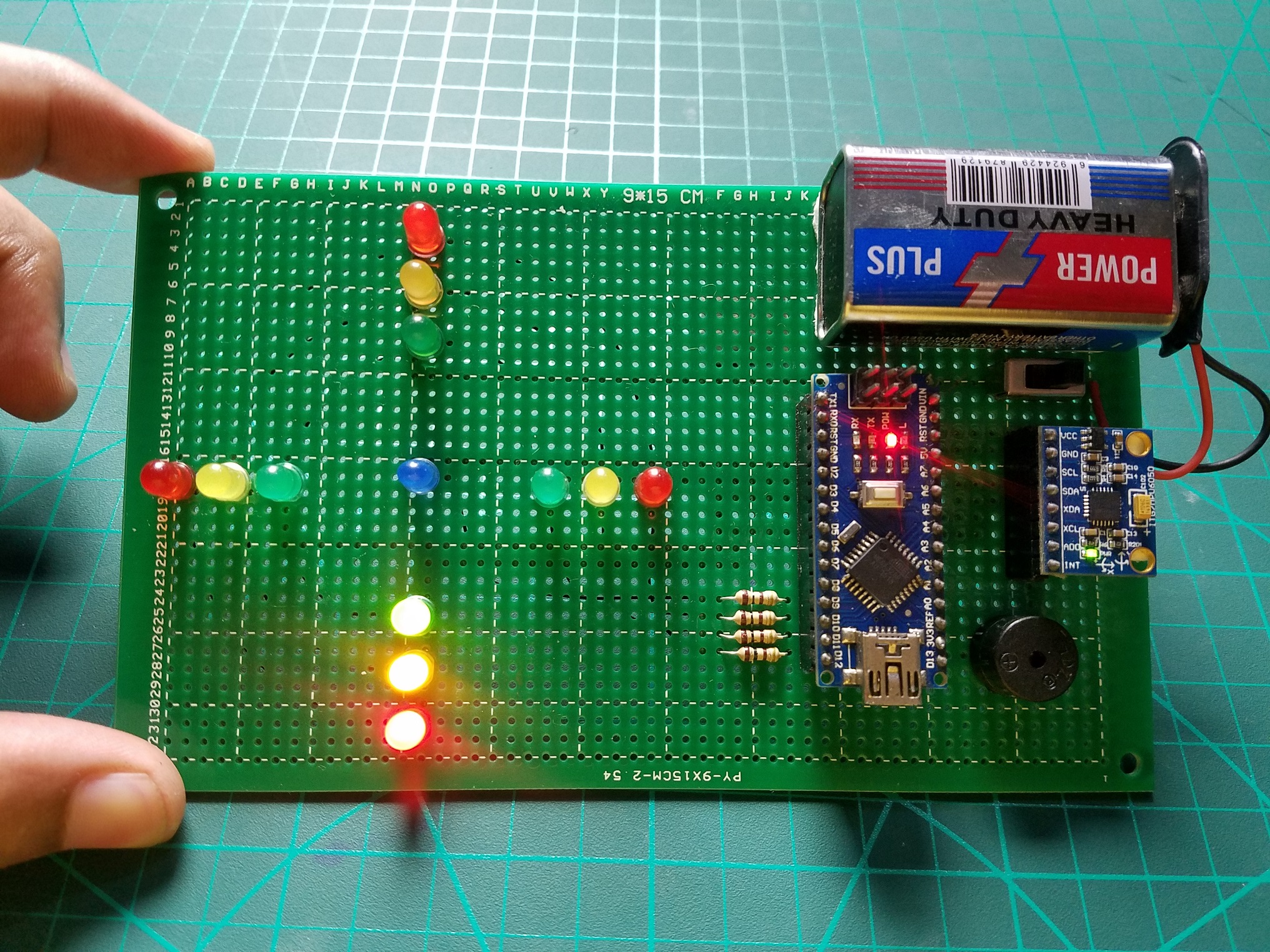 LED Spirit Level Hackster.io