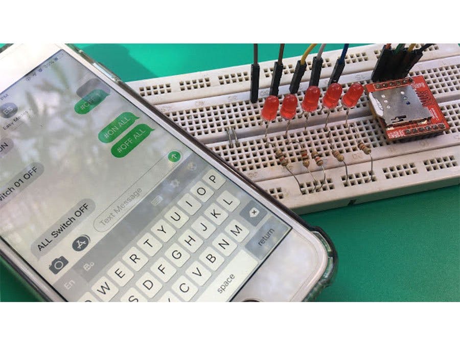 Smart Home Project Idea with SIM 800L Module