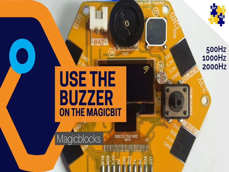 Use the Buzzer on the Magicbit [Magicblocks]