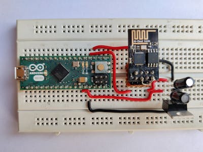 Using ESP8266 WiFi Module with Arduino Micro