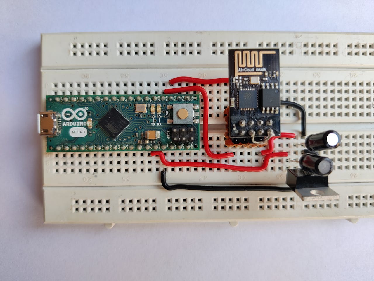 Using ESP8266 WiFi Module with Arduino Micro 