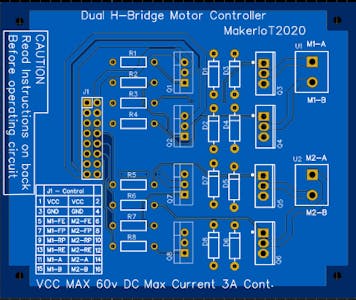 PCB Files for Dual H-Bridge - Final Part