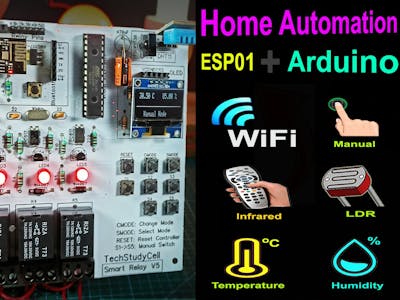 Home Automation Using Arduino and WiFi Module ESP01