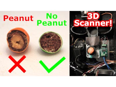 Peanut(less) Peanut M&M Sorter - Homemade 3D Scanner