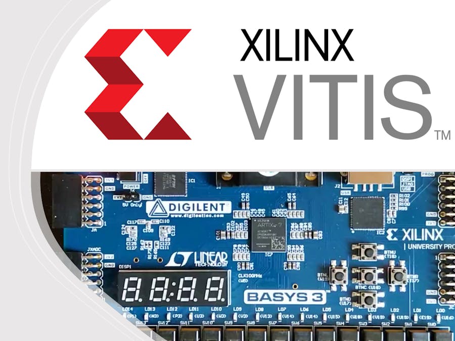 Four-Digit Counter on BASYS-3 Using Xilinx Vitis 2020.1