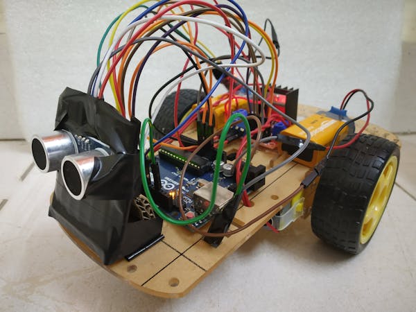 Voice Controlled Obstacle Avoidance Robotic Car using mobile - Arduino ...