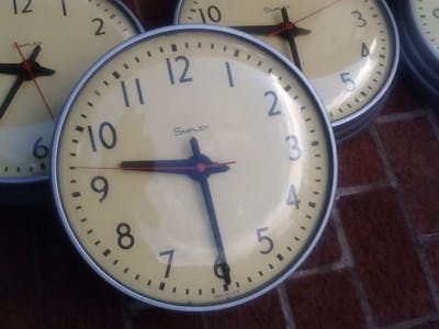 1970's Mechanical Wall Clock with NTP Sync