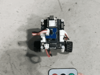 Remote control car-based on Seeedruino XIAO expansion board