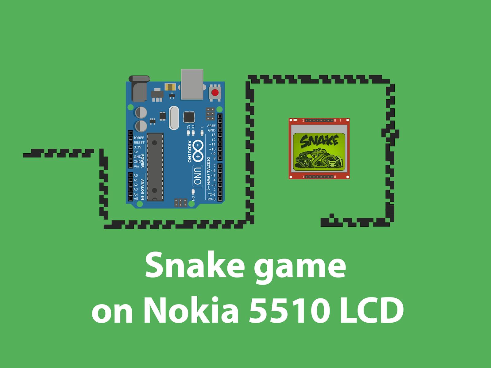 Nokia 1100 3D Art and Snake Game Interaction