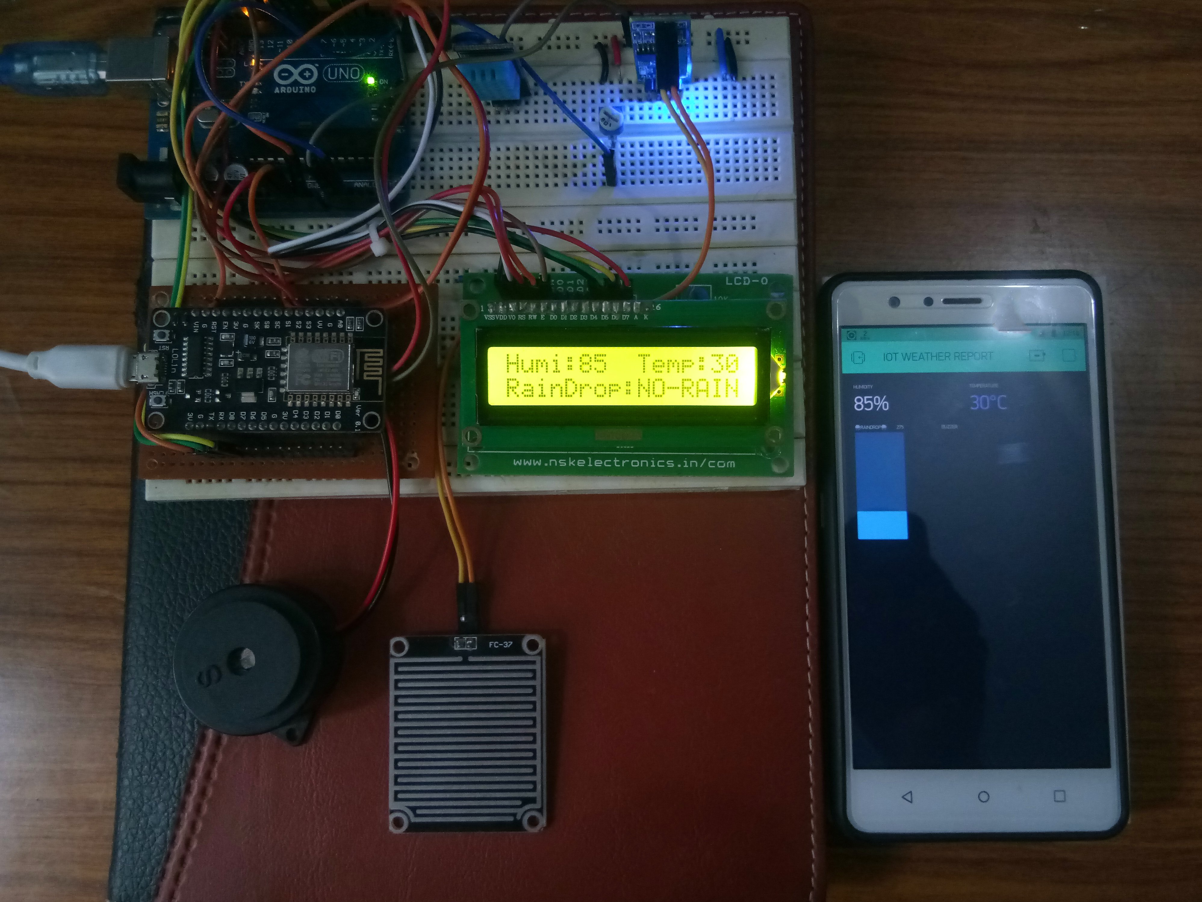 IOT Based Weather Reporting System To Find Dynamic Climatic - Arduino ...