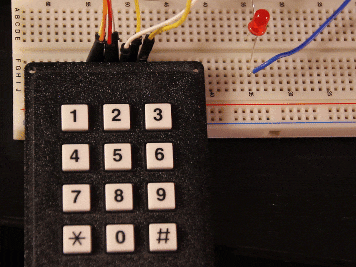 Simple Keypad Controller with an I/O Expander