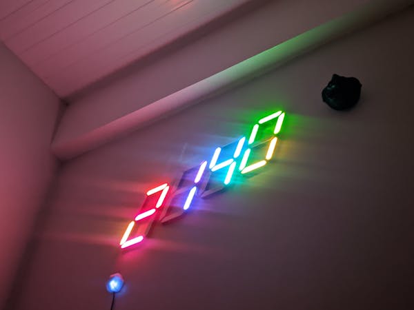 RGB Large Digital Clock - Arduino Project Hub