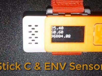 M5STACK How to Display Temperature, Humidity and Pressure...