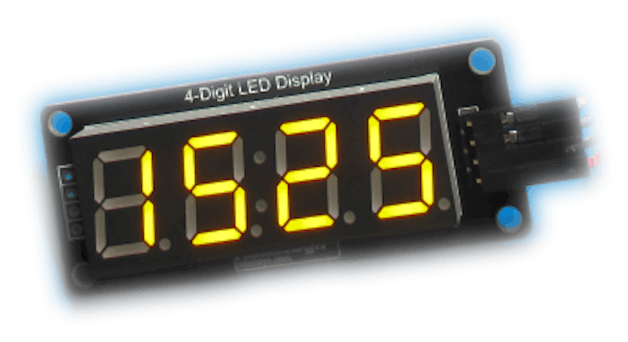 Arduino Display Time on TM1637 LED Display Using RTC DS1307