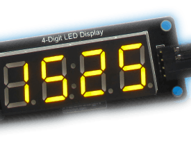 Arduino Display Time on TM1637 LED Display Using RTC DS1307