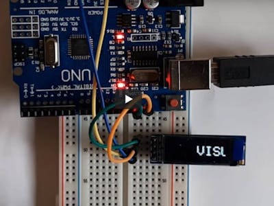 How to Scroll the TEXT on I2C 0.91" 128X32 OLED DISPLAY