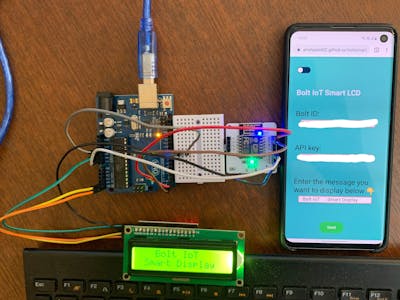 IoT Enabled 16x2 LCD screen