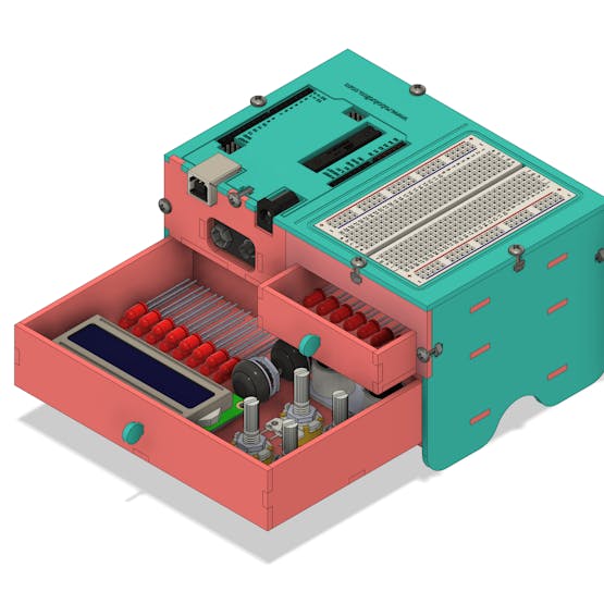 Figure 1 - Structure of our LAM - Laboratory Arduino Mobile.