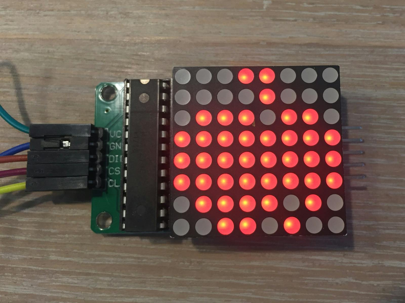 Controlling 8x8 Dot Matrix With Max7219 And Arduino 7310