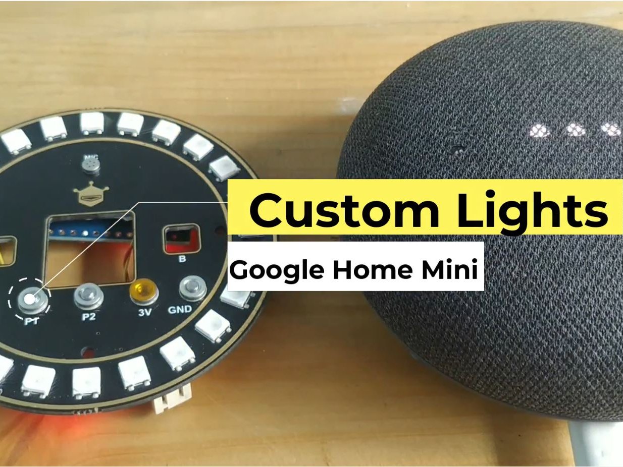 google home mini smart lights