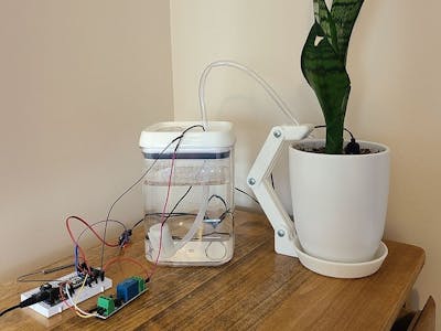Automatic Snake Plant Watering Device